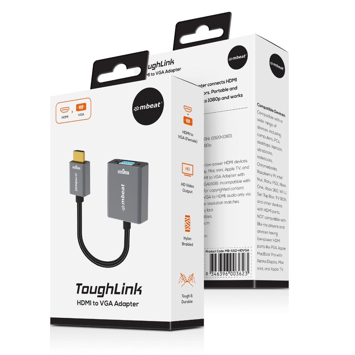 Tough Link | HDMI to VGA Adapter