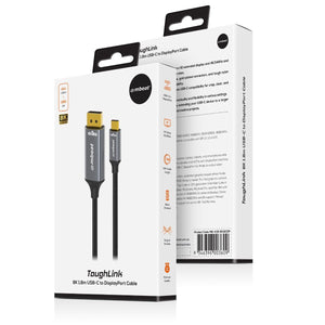 Tough Link | 8K 1.8m USB-C to DisplayPort Cable