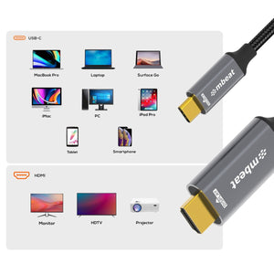 Tough Link | 8K 1.8m USB-C to HDMI Cable