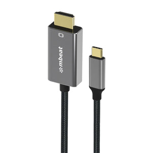 Tough Link USB-C to HDMI Cable | 1.8M | 4K | Space Grey