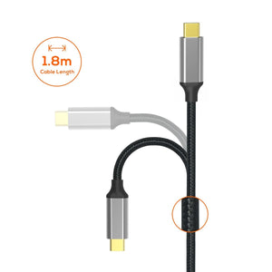 Tough Link USB-C to HDMI Cable | 1.8M | 4K | Space Grey