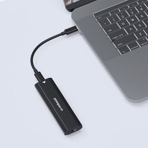 mbeat Elite USB-C to M.2 SSD Enclosure (M-Key, B+M Key) | Matte Black