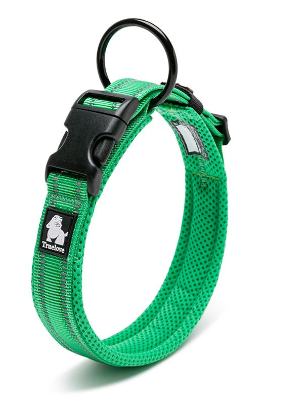 Heavy Duty Reflective Collar | Grass Green | S