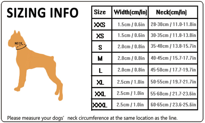 Heavy Duty Reflective Collar | Red | S