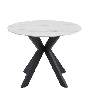 Tracey Round Marble Stone Dining Table | Contemporary Design | Elegant Home Furniture