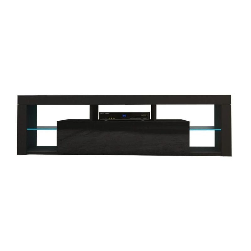 Modern TV Cabinet | Living Room Furniture | 200cm | Black