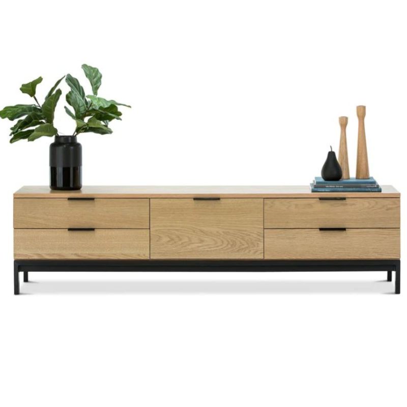 Oak Entertainment Unit | Natural