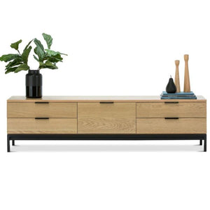 Oak Entertainment Unit | Natural