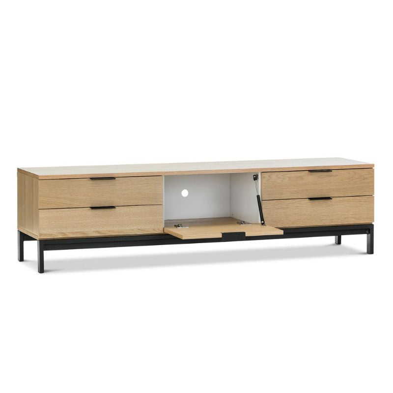 Oak Entertainment Unit | Natural