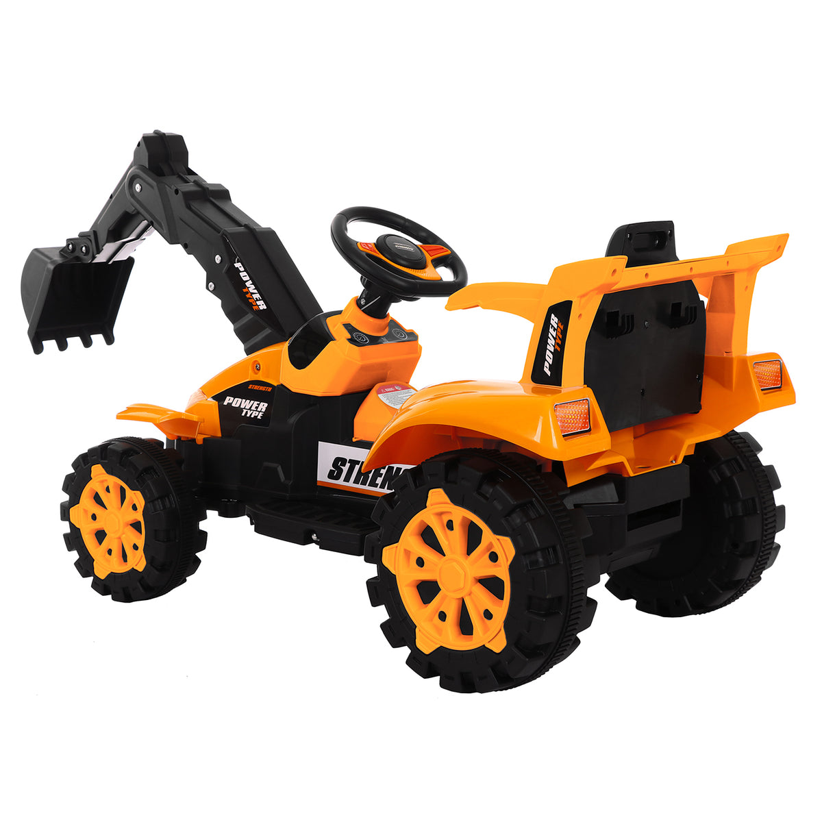 Children's Electronic Ride-on Excavator & Dump Truck | 30kg Capacity
