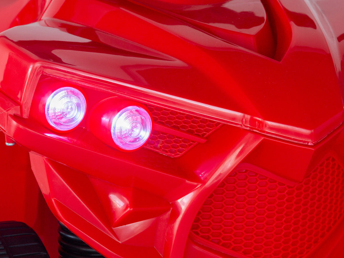 Rechargeable Ride-on Quad Bike | Red | Safe Braking System