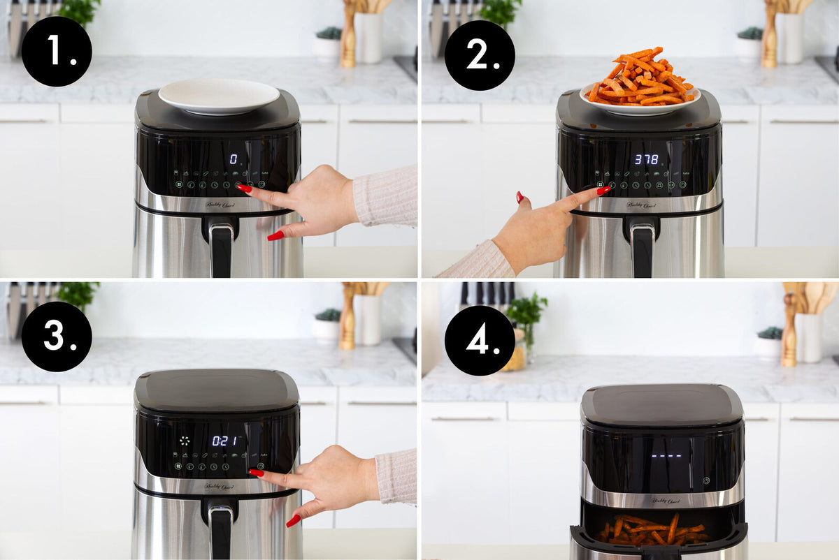 7L Air Fryer Wiz with Built-In Scale | 200°C | 9 Cooking Programs | Convenient Features