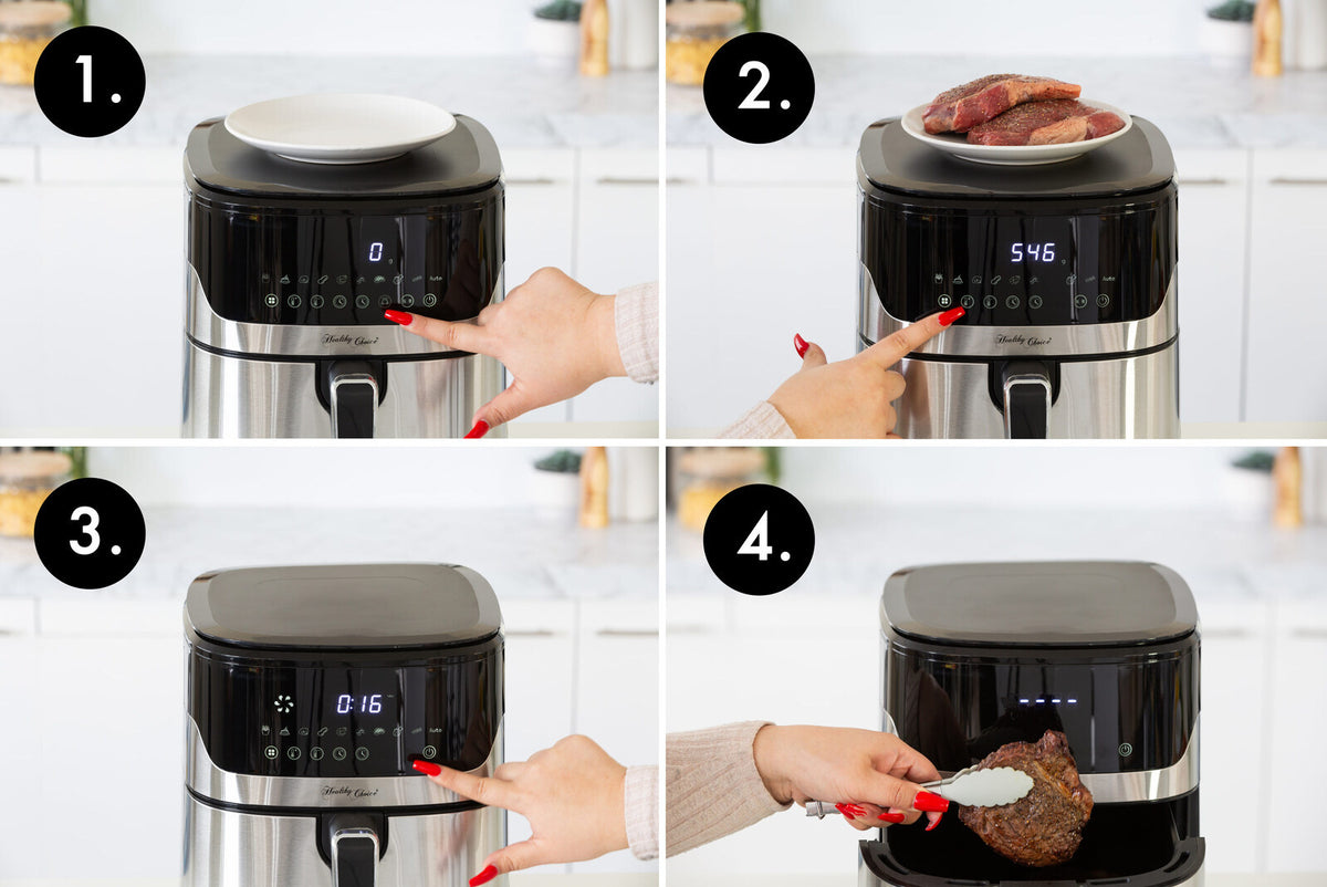 7L Air Fryer Wiz with Built-In Scale | 200°C | 9 Cooking Programs | Convenient Features