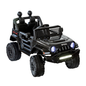 Jeep Inspired Remote Controlled Ride-on Electric Car | Black