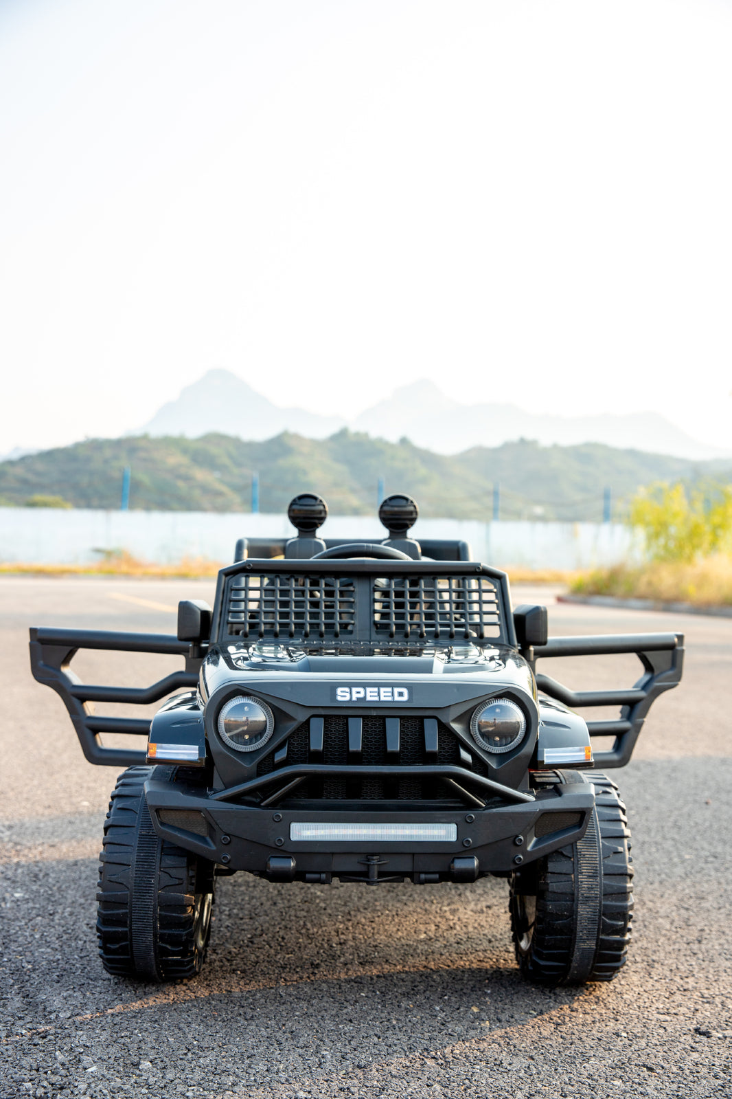 Jeep Inspired Remote Controlled Ride-on Electric Car | Black