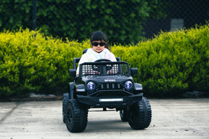 Jeep Inspired Remote Controlled Ride-on Electric Car | Black