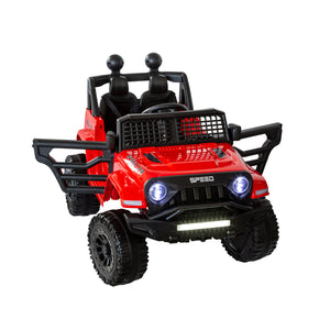 Jeep Inspired Remote Controlled Ride-on Electric Car | Red