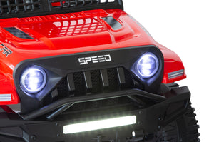 Jeep Inspired Remote Controlled Ride-on Electric Car | Red