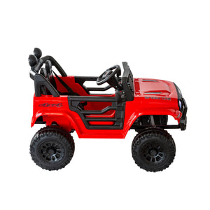 Jeep Inspired Remote Controlled Ride-on Electric Car | Red