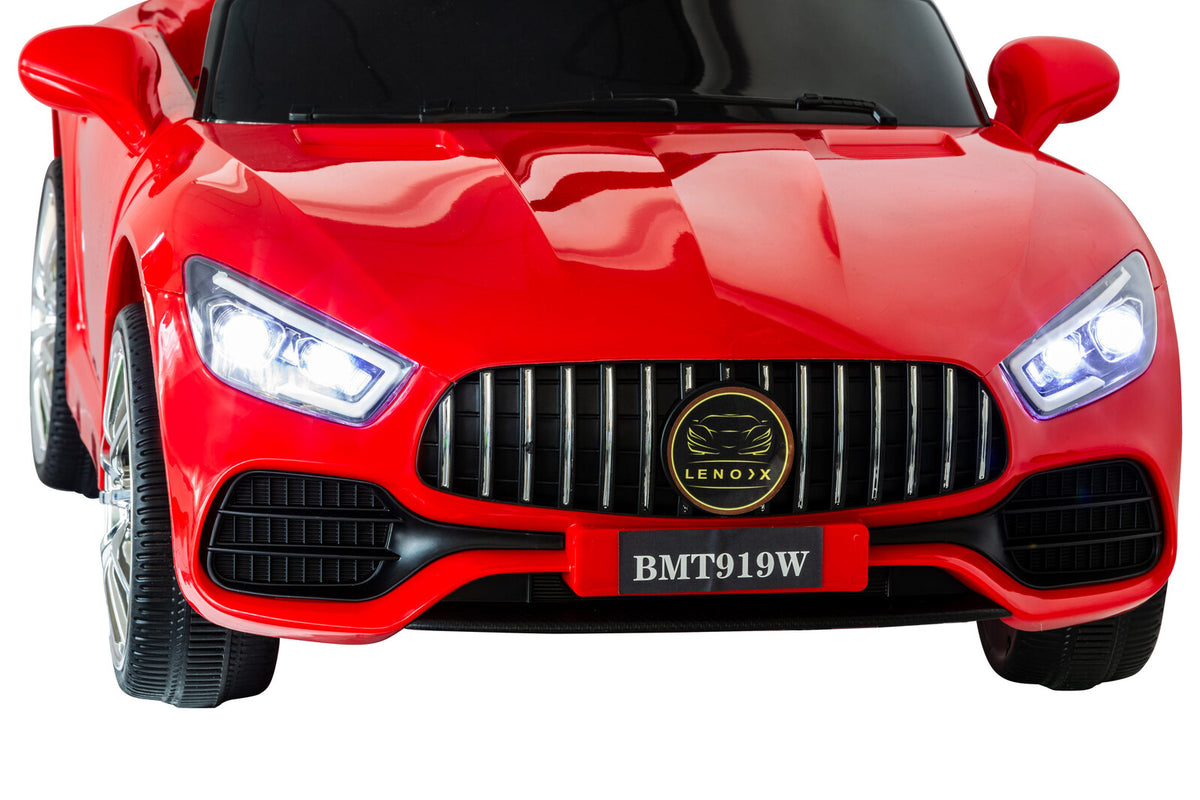 Mercedes-Inspired Design Ride-on Electric Car (Red) | Parental Remote Control
