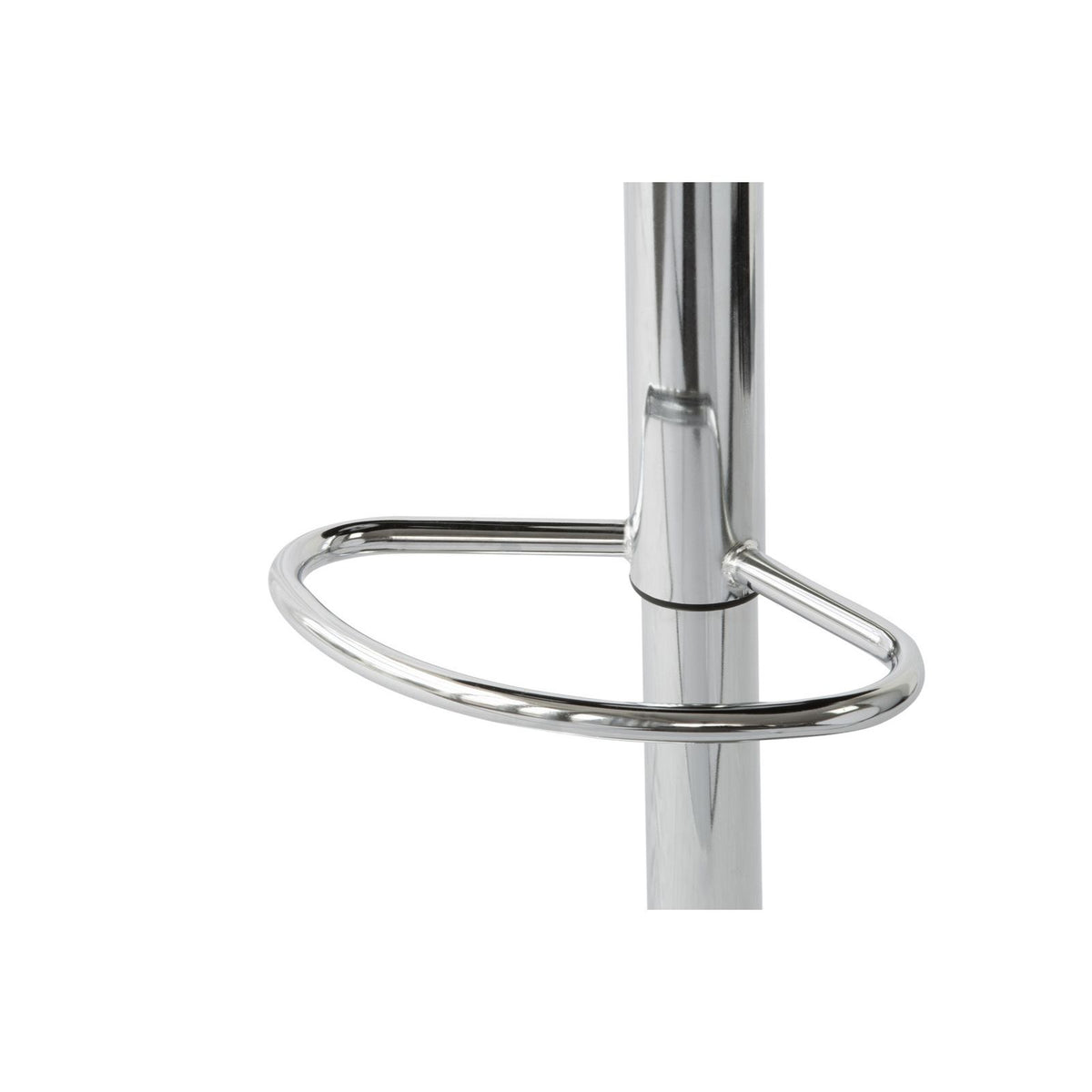 2 Diamond Style Padded Leather Barstools | Black | Adjustable Height