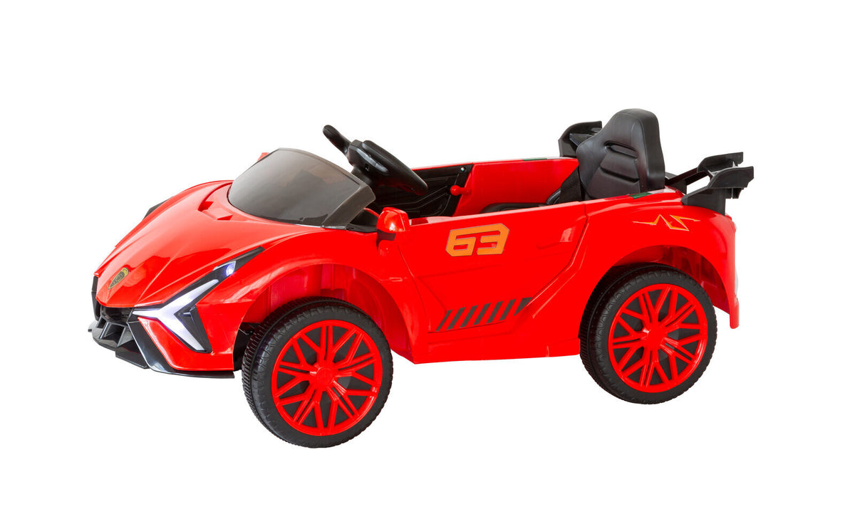Ferrari Inspired 12V Ride-on Electric Car with Remote Control | Red