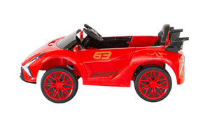 Ferrari Inspired 12V Ride-on Electric Car with Remote Control | Red