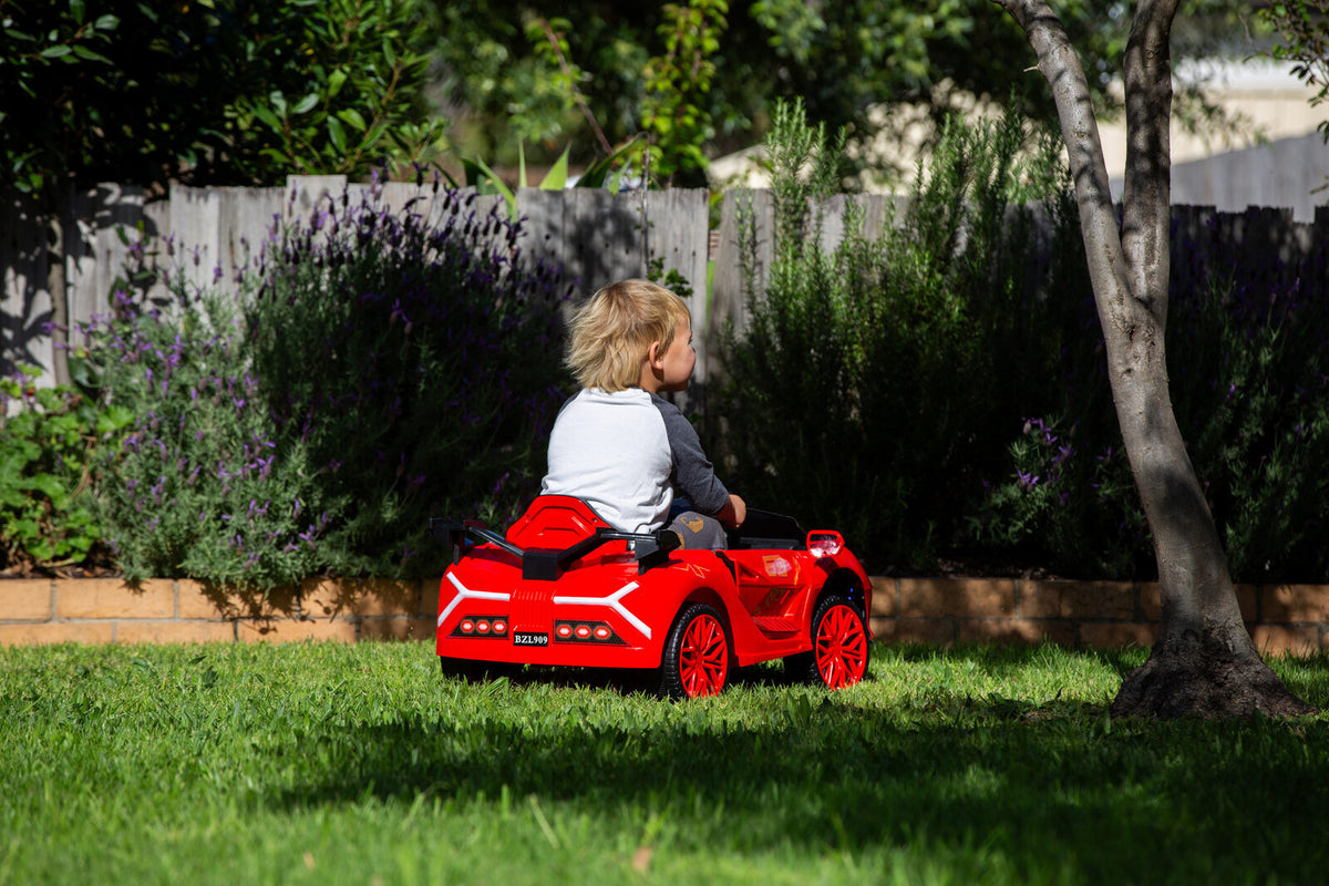 Ferrari Inspired 12V Ride-on Electric Car with Remote Control | Red
