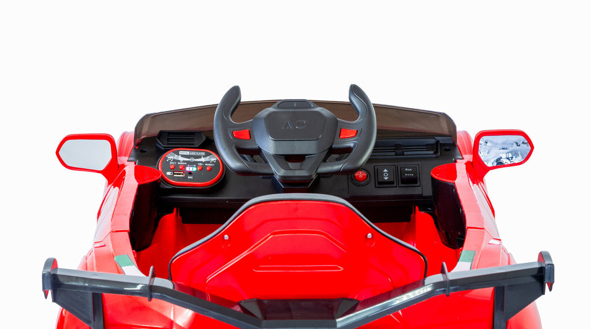 Ferrari Inspired 12V Ride-on Electric Car with Remote Control | Red