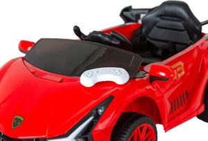 Ferrari Inspired 12V Ride-on Electric Car with Remote Control | Red