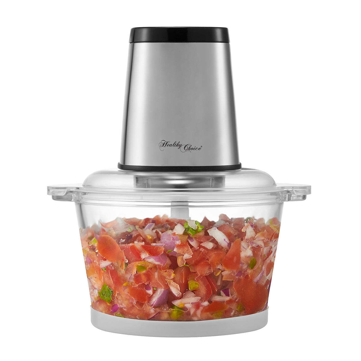 Large Powerful Food Chopper | Stainless Steel | 2kg Capacity | 300W