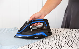 Cordless Steam Iron | Ceramic Soleplate | 360° Charging Base | Self-Cleaning | Portable Design