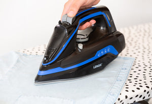 Cordless Steam Iron | Ceramic Soleplate | 360° Charging Base | Self-Cleaning | Portable Design