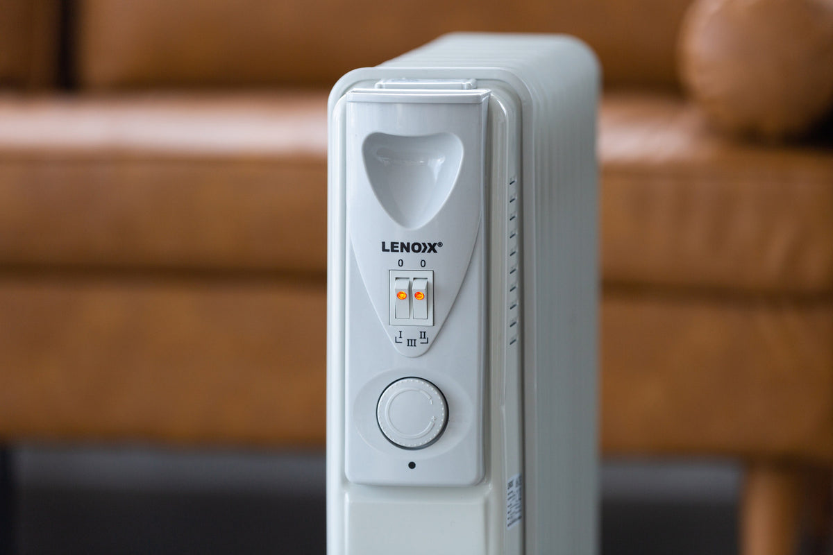 Oil Column Heater | 11-Fin | 2400W | 3 Heat Settings | Wheels