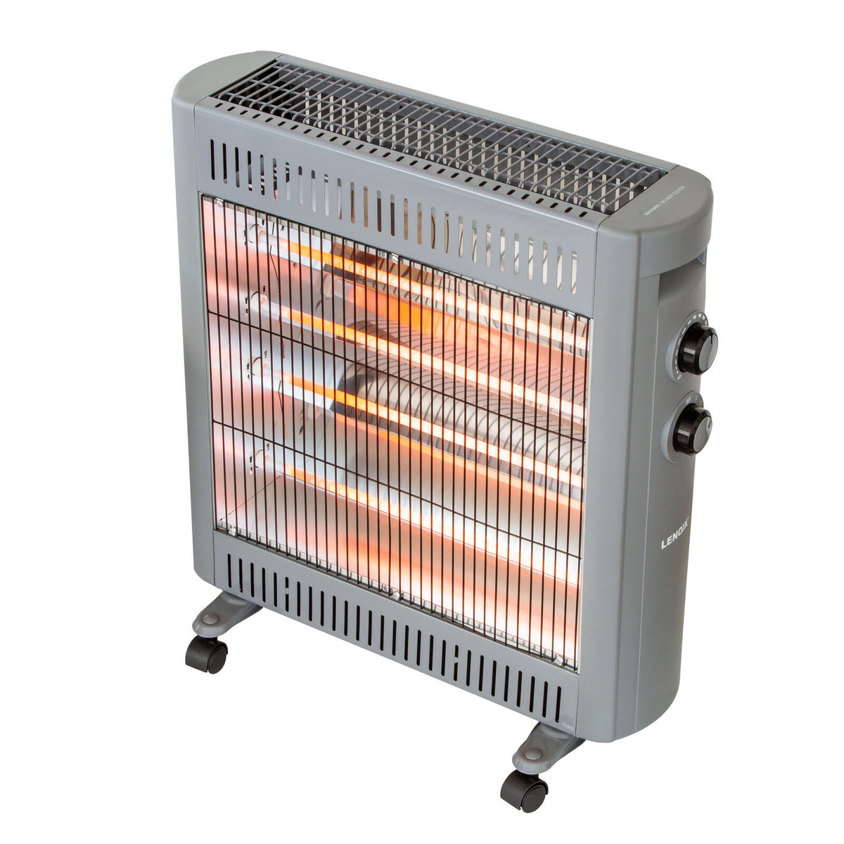 2200W Quartz Infrared Radiant Heater | Adjustable Thermostat | 2 Power Settings