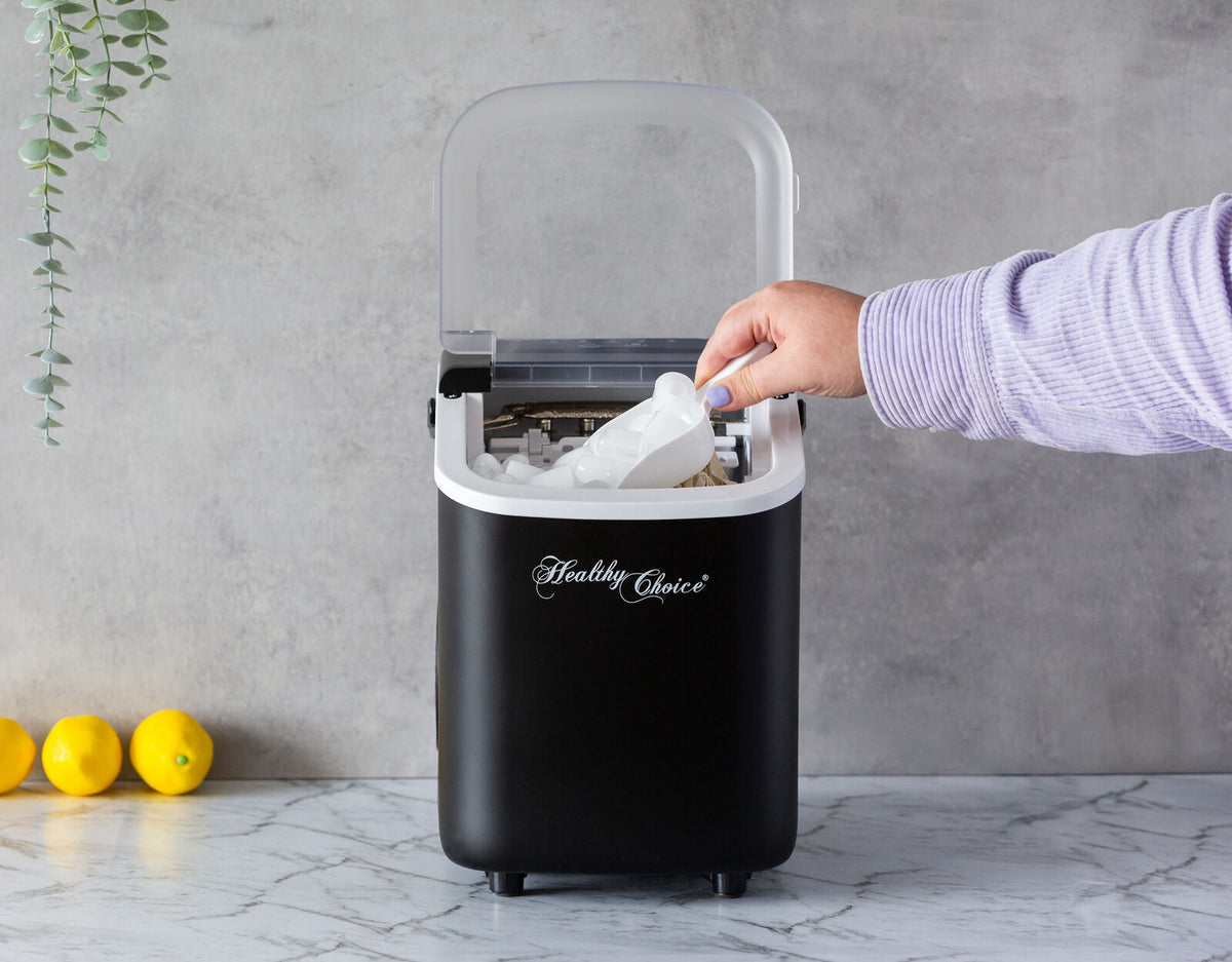 Ice Maker Machine | 8 Minute Cycle | 12kg per Day | Compact Countertop