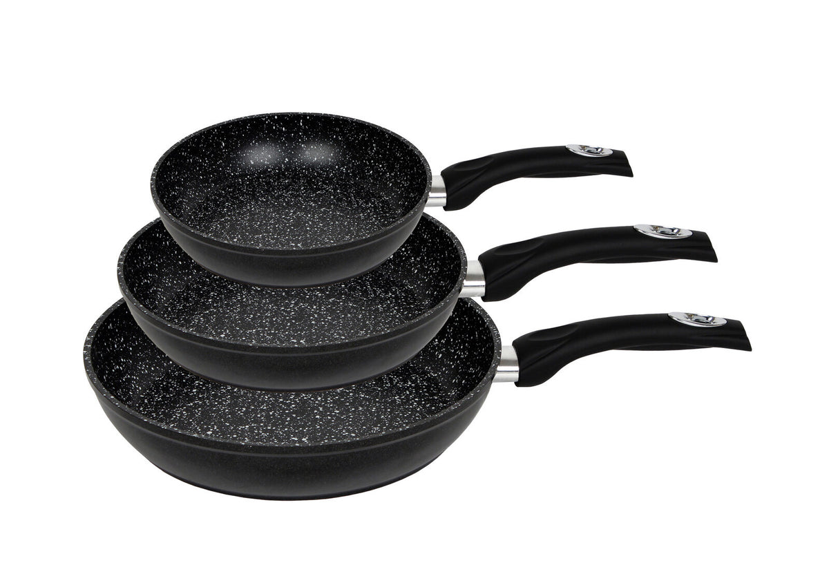 3-Piece Forged Frypan Set | Non-Stick Coating