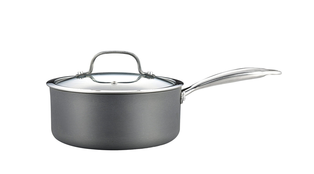 8-Piece Cookware Set | Non-Stick Coating | Glass Lids