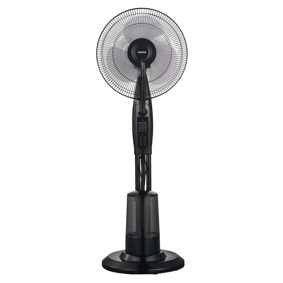 Freestanding Air Cooling Fan | With Misting Water Spray | 40cm Width, 1.2m Height + Remote Control