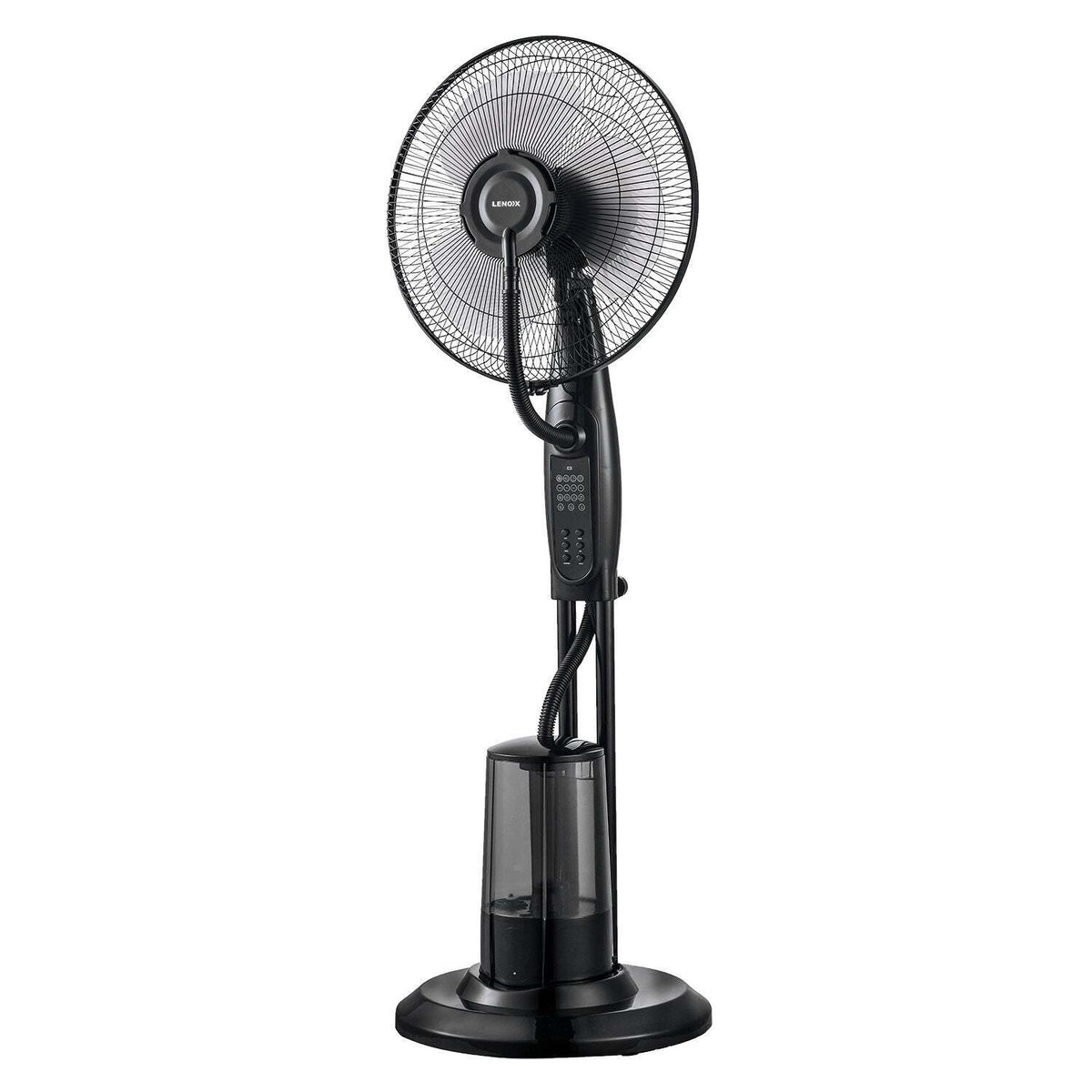 Freestanding Air Cooling Fan | With Misting Water Spray | 40cm Width, 1.2m Height + Remote Control