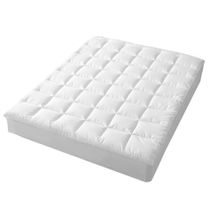 Hypoallergenic | Antibacterial | 100% Microfiber Filling | Mattress Topper | QUEEN