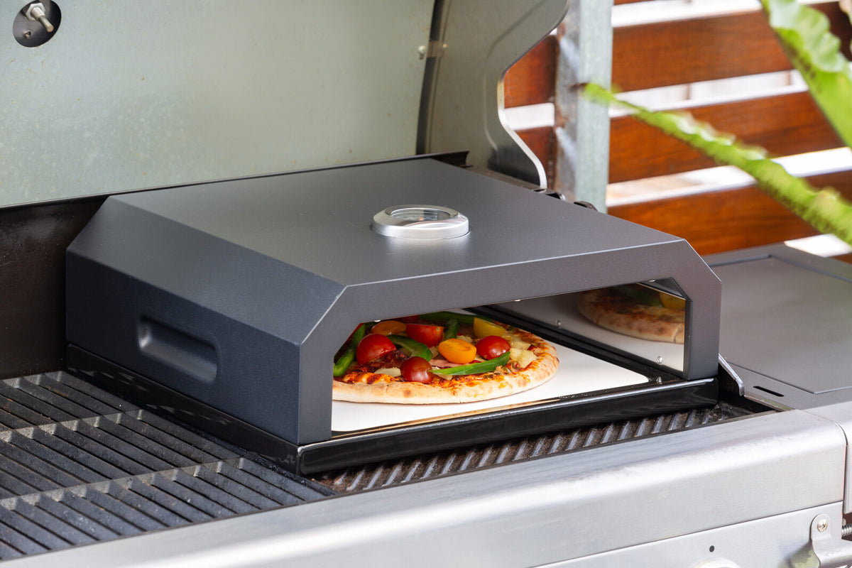 Pizza Oven Box | Built-in Thermometer