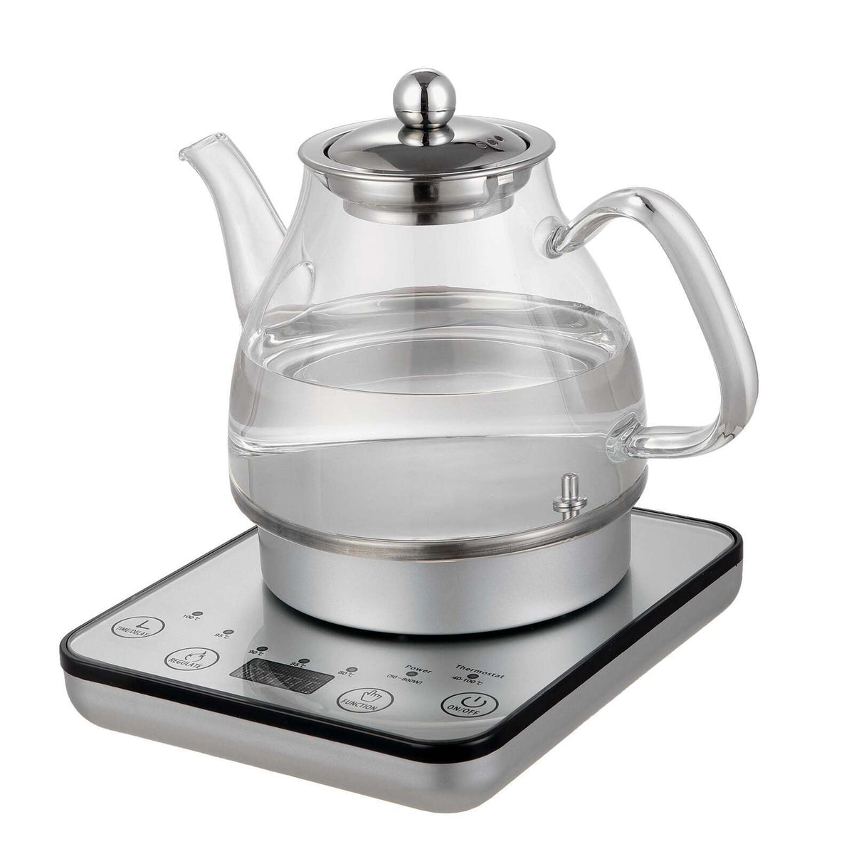 1.2L Digital Glass Kettle | Electric Tea Pot & Infuser, 800W