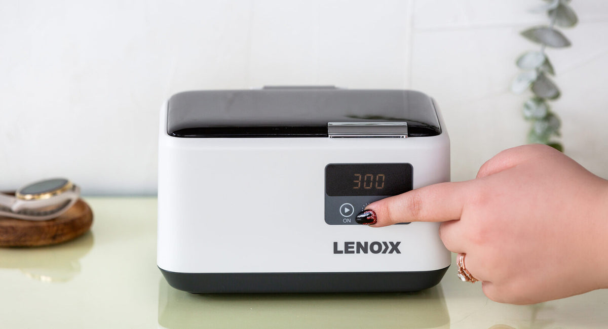 Ultrasonic Jewellery Cleaner | 50W | 4800HZ | 600ml Tank | LED Display | Deep Cleaning for Jewelry & Eyewear
