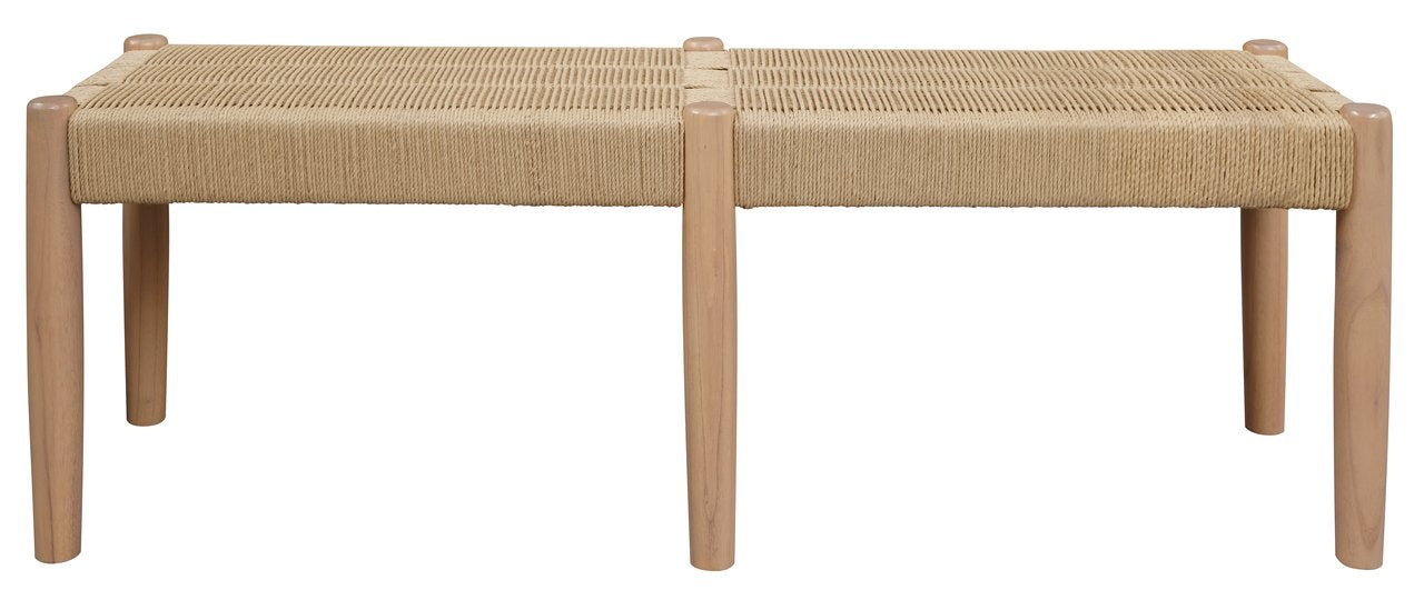 Kelly Loom Oak Bench | Natural