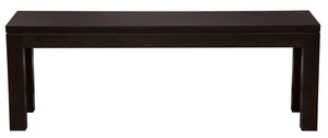 Tilda Solid Mahogany Timber Bench | Chocolate