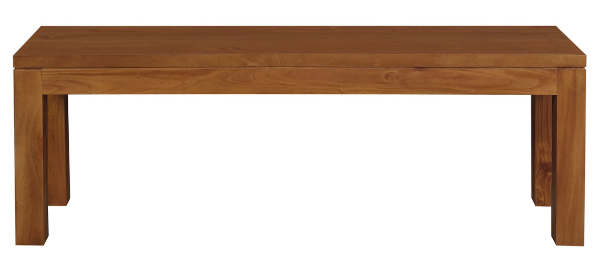 Tilda Solid Mahogany Timber Bench | Light Pecan