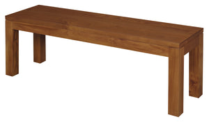 Tilda Solid Mahogany Timber Bench | Light Pecan