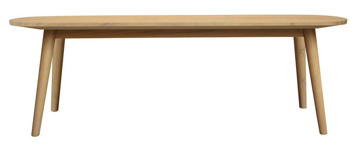 Huntley Solid Oak Bench | Natural