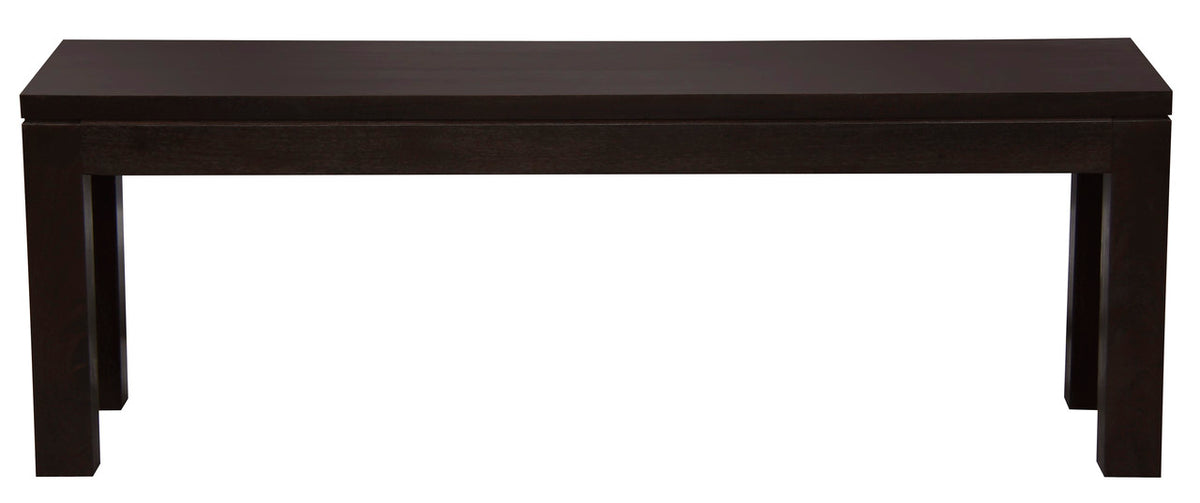 Large Tilda Solid Mahogany Bench | Chocolate